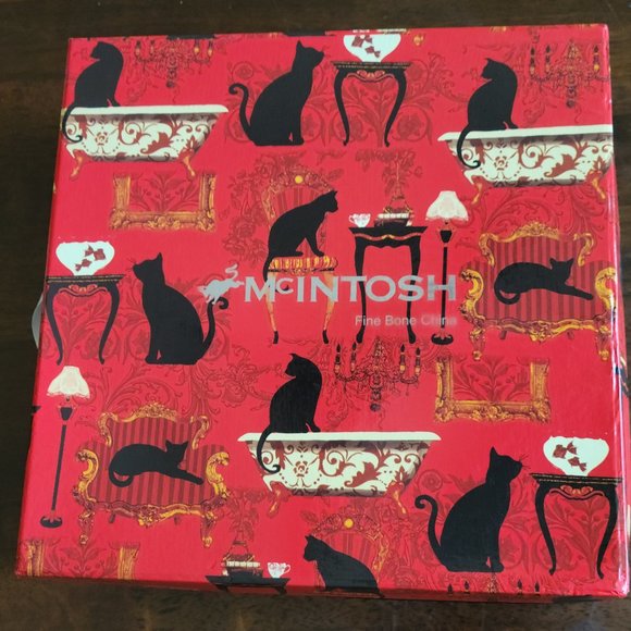 McIntosh 4 piece Mystical and Curious Cats fine bone china mug set - Picture 14 of 14